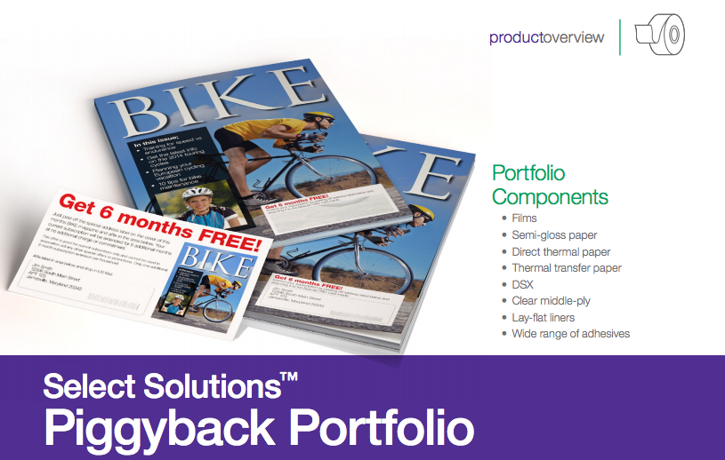 Piggyback Labels Portfolio Avery Dennison LPM